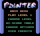 Painter (Europe) (Unl) Title Screen